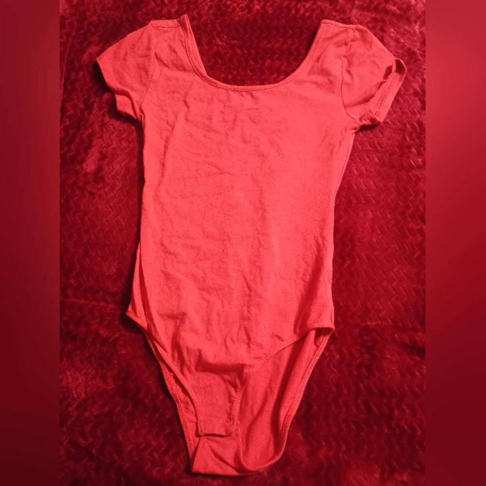 Active Basic Red Bodysuit One Piece